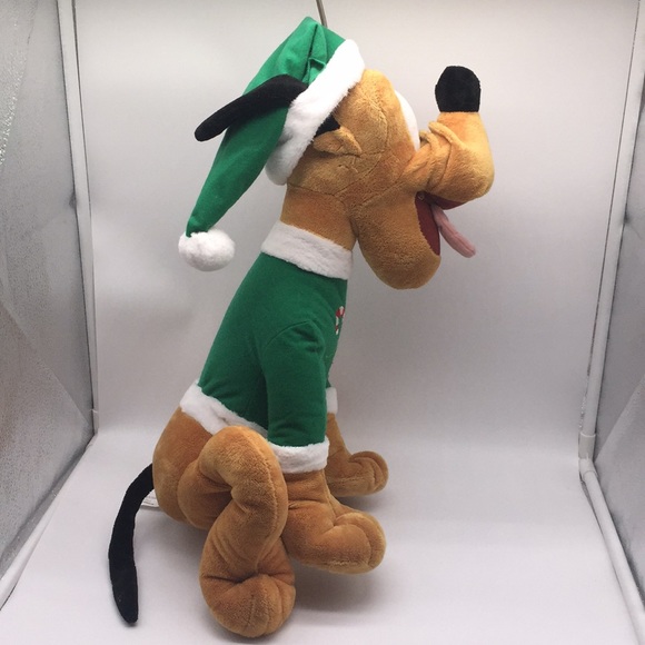 Walt Disney Christmas Holiday Pluto Plush Stuffed Animal Candy Canes Toy 16” - Picture 7 of 9